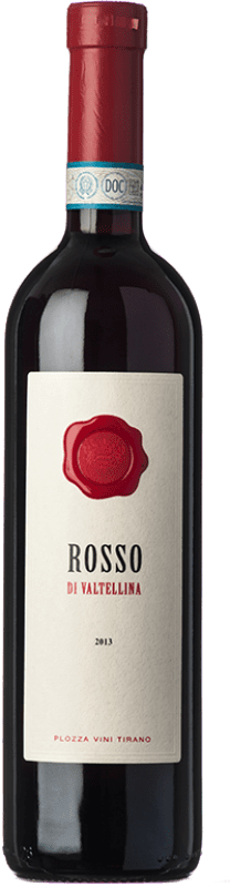19,95 € Spedizione Gratuita | Vino rosso Plozza D.O.C. Valtellina Rosso lombardia Italia Nebbiolo Bottiglia 75 cl