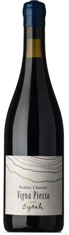 36,95 € Kostenloser Versand | Rotwein Concori Vigna Piezza I.G.T. Toscana Toskana Italien Syrah Flasche 75 cl