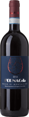 19,95 € Envoi gratuit | Vin rouge Fornacella D.O.C. Rosso di Montalcino Toscane Italie Sangiovese Bouteille 75 cl