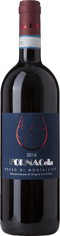 19,95 € Free Shipping | Red wine Fornacella D.O.C. Rosso di Montalcino Tuscany Italy Sangiovese Bottle 75 cl