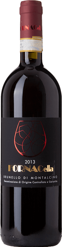 37,95 € Free Shipping | Red wine Fornacella D.O.C.G. Brunello di Montalcino Tuscany Italy Sangiovese Bottle 75 cl