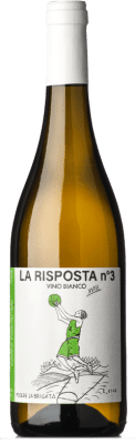 9,95 € 免费送货 | 红酒 La Brigata La Risposta Nº 3 Bianco D.O.C. Abruzzo 阿布鲁佐 意大利 Bacca White 瓶子 75 cl