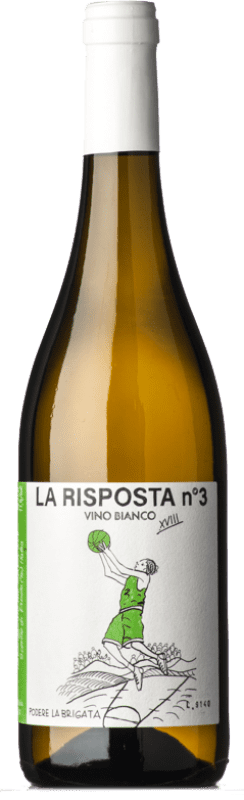 10,95 € Kostenloser Versand | Weißwein La Brigata La Risposta Nº 3 Bianco D.O.C. Abruzzo Abruzzen Italien Bacca Weiß Flasche 75 cl