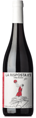 12,95 € Kostenloser Versand | Rotwein La Brigata La Risposta Nº 3 Rosso D.O.C. Abruzzo Abruzzen Italien Bacca Rot Flasche 75 cl