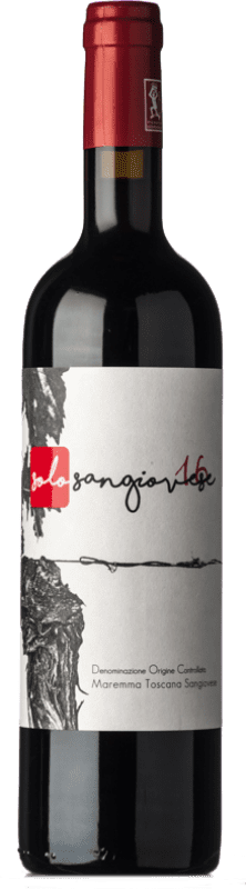 33,95 € Envio grátis | Vinho tinto Ranieri Solo D.O.C. Maremma Toscana Tuscany Itália Sangiovese Garrafa 75 cl