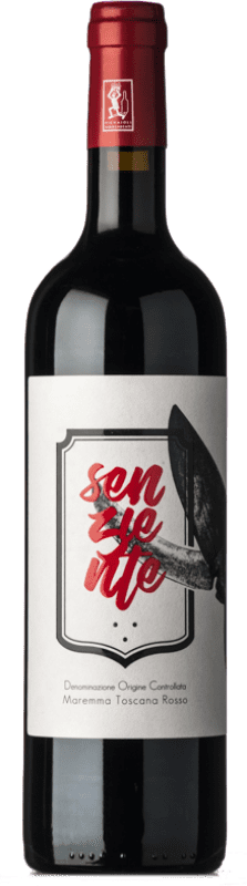 18,95 € Бесплатная доставка | Красное вино Ranieri Senziente D.O.C. Maremma Toscana Тоскана Италия Merlot, Cabernet Sauvignon, Sangiovese бутылка 75 cl