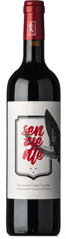 19,95 € Spedizione Gratuita | Vino Rosso Ranieri Senziente D.O.C. Maremma Toscana Toscana Italia Merlot, Cabernet Sauvignon, Sangiovese 75 cl