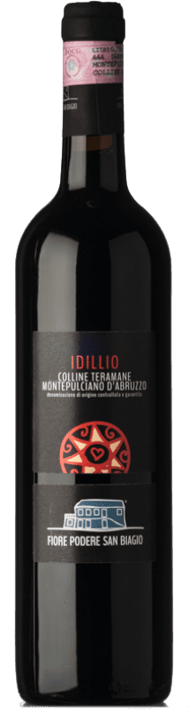 23,95 € Free Shipping | Red wine San Biagio Idillio D.O.C.G. Montepulciano d'Abruzzo Colline Teramane Abruzzo Italy Montepulciano Bottle 75 cl