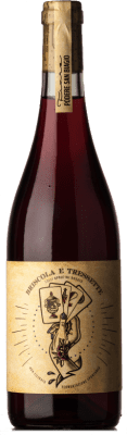 15,95 € Envio grátis | Vinho rosé San Biagio Briscola e Tresette Rosato I.G.T. Colli Aprutini Abruzzo Itália Montepulciano Garrafa 75 cl