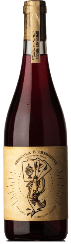 16,95 € Free Shipping | Rosé wine San Biagio Briscola e Tresette Rosato I.G.T. Colli Aprutini Abruzzo Italy Montepulciano Bottle 75 cl