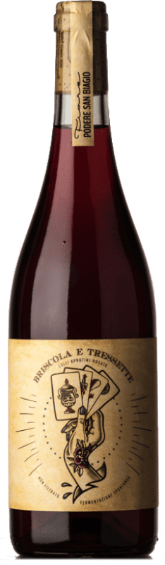 16,95 € Spedizione Gratuita | Vino rosato San Biagio Briscola e Tresette Rosato I.G.T. Colli Aprutini Abruzzo Italia Montepulciano Bottiglia 75 cl