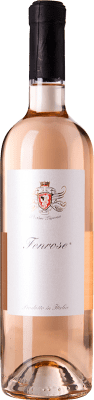 17,95 € 免费送货 | 玫瑰酒 Garona Fenrose 年轻的 D.O.C. Piedmont 皮埃蒙特 意大利 Nebbiolo, Vespolina, Rara 瓶子 75 cl