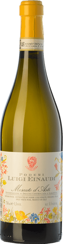 13,95 € Envío gratis | Vino Dulce Einaudi D.O.C.G. Moscato d'Asti Piemonte Italia Moscato 75 cl