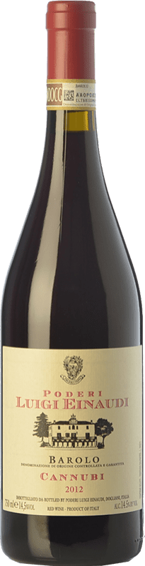83,95 € Бесплатная доставка | Красное вино Einaudi Cannubi D.O.C.G. Barolo Пьемонте Италия Nebbiolo бутылка 75 cl