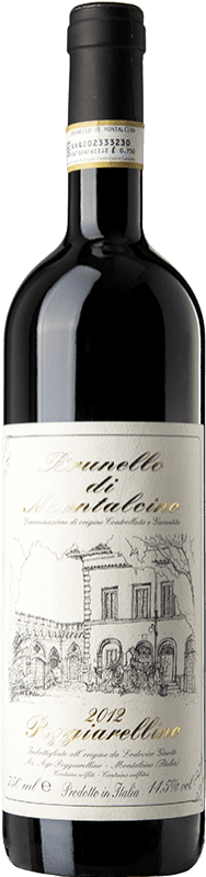 47,95 € 免费送货 | 红酒 Poggiarellino D.O.C.G. Brunello di Montalcino 托斯卡纳 意大利 Sangiovese 瓶子 75 cl
