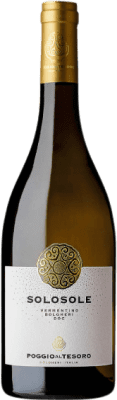 17,95 € Free Shipping | White Wine Poggio al Tesoro Solosole D.O.C. Bolgheri Tuscany Italy Vermentino 75 cl