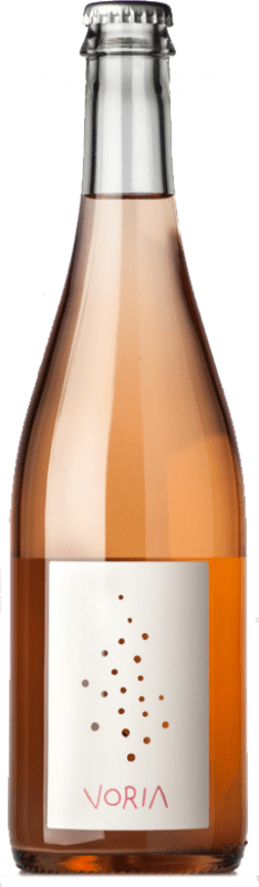 18,95 € Free Shipping | Rosé Sparkling Wine Porta del Vento Voria Frizzante — Semi-Sparkling, Rosé I.G.T. Terre Siciliane Sicily Italy Perricone Eco — Organic Bottle 75 cl