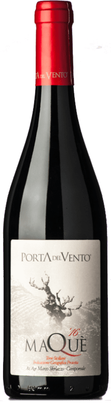 21,95 € Envoi gratuit | Vin Rouge Porta del Vento Maqué I.G.T. Terre Siciliane Sicile Italie Nero d'Avola, Perricone Eco — Biologique Bouteille 75 cl