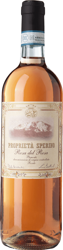 19,95 € Бесплатная доставка | Розовое вино Proprietà Sperino Rosa del Rosa Молодой D.O.C. Piedmont Пьемонте Италия Nebbiolo, Vespolina бутылка 75 cl
