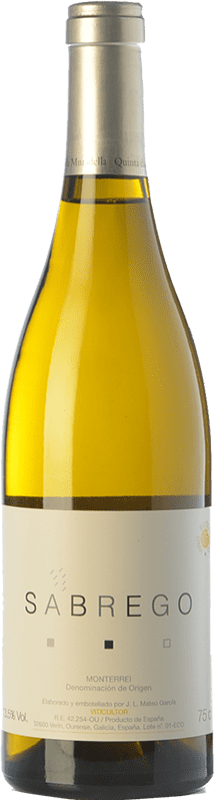 27,95 € Free Shipping | White wine Quinta da Muradella Sábrego Aged D.O. Monterrei Galicia Spain Doña Blanca Bottle 75 cl