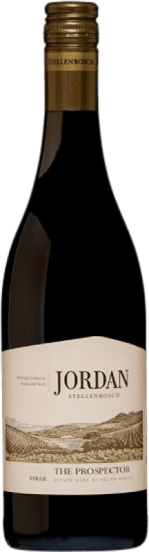 21,95 € Free Shipping | Red wine Jordan The Prospector I.G. Stellenbosch Coastal Region South Africa Syrah Bottle 75 cl