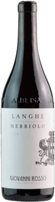 18,95 € Kostenloser Versand | Rotwein Giovanni Rosso D.O.C. Langhe Piemont Italien Nebbiolo Flasche 75 cl