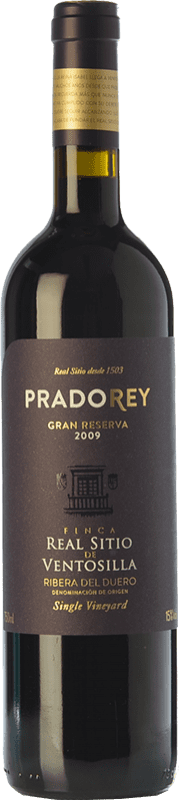 48,95 € Free Shipping | Red Wine Ventosilla PradoRey Finca Real Sitio Grand Reserve — Long Barrel-Aged D.O. Ribera del Duero Castilla y León Spain Tempranillo, Merlot, Cabernet Sauvignon Bottle 75 cl