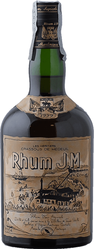 121,95 € Envío gratis | Ron Rhumerie JM J.M. Rhum Vieux Agricole Martinica Botella 70 cl