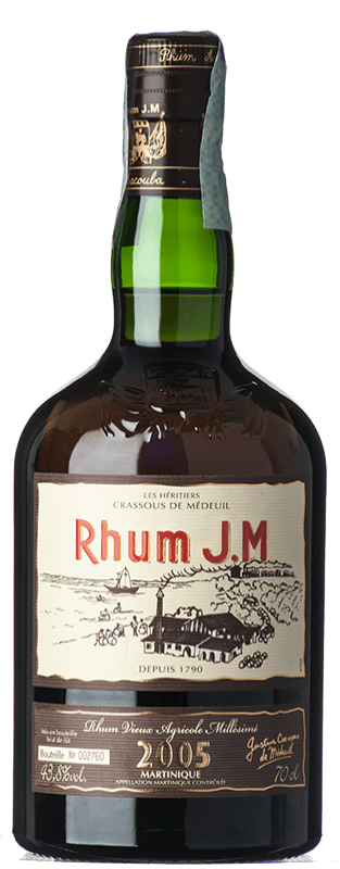 96,95 € Бесплатная доставка | Ром Rhumerie JM J.M. Rhum Vieux Agricole Мартиника бутылка 70 cl