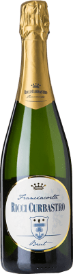 19,95 € 送料無料 | 白スパークリングワイン Ricci Curbastro Brut D.O.C.G. Franciacorta ロンバルディア イタリア Pinot Black, Chardonnay, Pinot White ボトル 75 cl