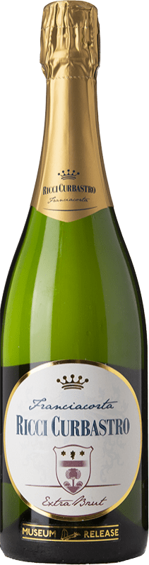 39,95 € Free Shipping | White sparkling Ricci Curbastro Museum Extra Brut D.O.C.G. Franciacorta Lombardia Italy Pinot Black, Chardonnay, Pinot White Bottle 75 cl