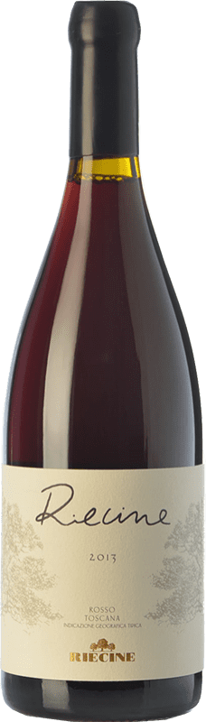 59,95 € Envío gratis | Vino tinto Riecine I.G.T. Toscana Toscana Italia Sangiovese Botella 75 cl