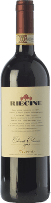 42,95 € Envio grátis | Vinho tinto Riecine Reserva D.O.C.G. Chianti Classico Tuscany Itália Sangiovese Garrafa 75 cl