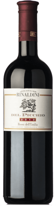 18,95 € Бесплатная доставка | Красное вино Rinaldini Vigna del Picchio I.G.T. Emilia Romagna Эмилия-Романья Италия Lambrusco Maestri, Ancellotta бутылка 75 cl
