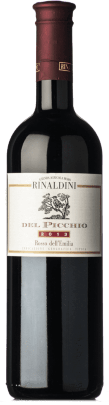 17,95 € Envio grátis | Vinho tinto Rinaldini Vigna del Picchio I.G.T. Emilia Romagna Emília-Romanha Itália Lambrusco Maestri, Ancellotta Garrafa 75 cl