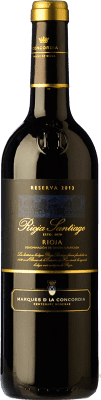 9,95 € Бесплатная доставка | Красное вино Marqués de La Concordia Rioja Santiago Резерва D.O.Ca. Rioja Ла-Риоха Испания Tempranillo — Темпранильо Бутылка 75 cl