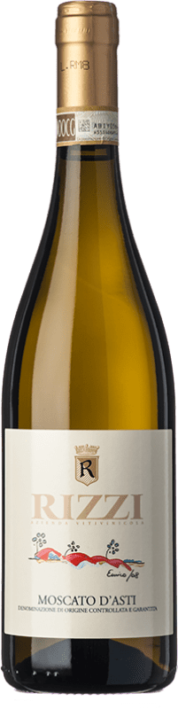 15,95 € 送料無料 | 甘口ワイン Nani Rizzi D.O.C.G. Moscato d'Asti ピエモンテ イタリア Muscat ボトル 75 cl