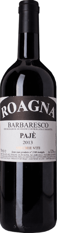 309,95 € Free Shipping | Red wine Roagna Pajé Vecchie Viti D.O.C.G. Barbaresco Piemonte Italy Nebbiolo Bottle 75 cl