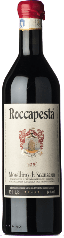 24,95 € Free Shipping | Red Wine Roccapesta D.O.C.G. Morellino di Scansano Tuscany Italy Sangiovese, Ciliegiolo, Bacca Bottle 75 cl
