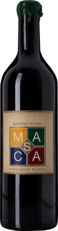 10,95 € Free Shipping | Red wine Roccapesta Masca D.O.C. Maremma Toscana Tuscany Italy Syrah, Sangiovese, Petit Verdot Bottle 75 cl