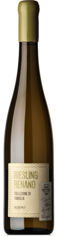 44,95 € Spedizione Gratuita | Vino bianco Roeno Collezione di Famiglia I.G.T. Delle Venezie Veneto Italia Riesling Bottiglia 75 cl