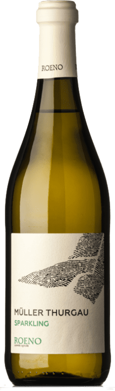 10,95 € 送料無料 | 白スパークリングワイン Roeno Frizzante Sparkling D.O.C. Alto Adige トレンティーノアルトアディジェ イタリア Müller-Thurgau ボトル 75 cl