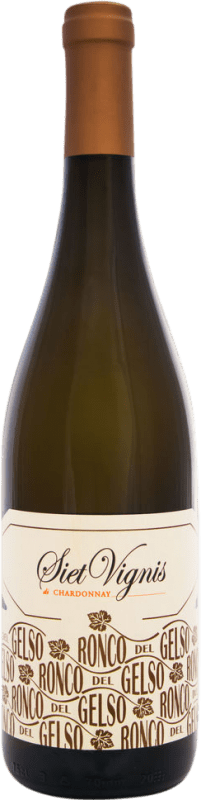 29,95 € Envio grátis | Vinho Branco Ronco del Gelso Siet Vignis D.O.C. Friuli Isonzo Friuli-Venezia Giulia Itália Chardonnay 75 cl