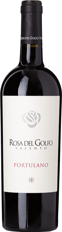 13,95 € Free Shipping | Red wine Rosa del Golfo Portulano I.G.T. Salento Puglia Italy Malvasia Black, Negroamaro Bottle 75 cl