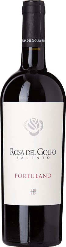 14,95 € Envio grátis | Vinho Tinto Rosa del Golfo Portulano I.G.T. Salento Puglia Itália Malvasia, Negroamaro Garrafa 75 cl