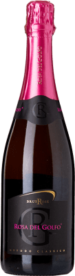 31,95 € Spedizione Gratuita | Spumante Rosato Rosa del Golfo Brut Classico, Rosé — Rosato I.G.T. Puglia Puglia Italia Negroamaro, Chardonnay Bottiglia 75 cl