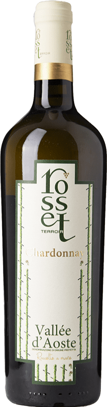 25,95 € Spedizione Gratuita | Vino bianco Rosset D.O.C. Valle d'Aosta Valle d'Aosta Italia Chardonnay Bottiglia 75 cl