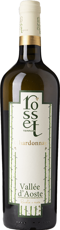 24,95 € Envío gratis | Vino blanco Rosset D.O.C. Valle d'Aosta Valle d'Aosta Italia Chardonnay Botella 75 cl