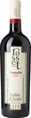 31,95 € 免费送货 | 红酒 Rosset D.O.C. Valle d'Aosta 瓦莱达奥斯塔 意大利 Cornalin 瓶子 75 cl
