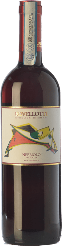 12,95 € Free Shipping | Red wine Rovellotti Val Plazza D.O.C. Colline Novaresi  Piemonte Italy Nebbiolo Bottle 75 cl